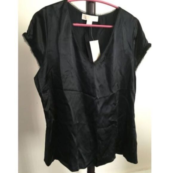 MICHAEL Kors Basics Black Short sleeve shirt - Picture 1 of 5